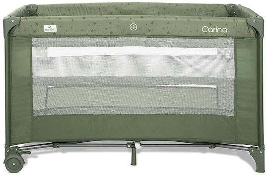 Lorelli Baby Playpen 2 Levels with Mattress Green 67x127cm
