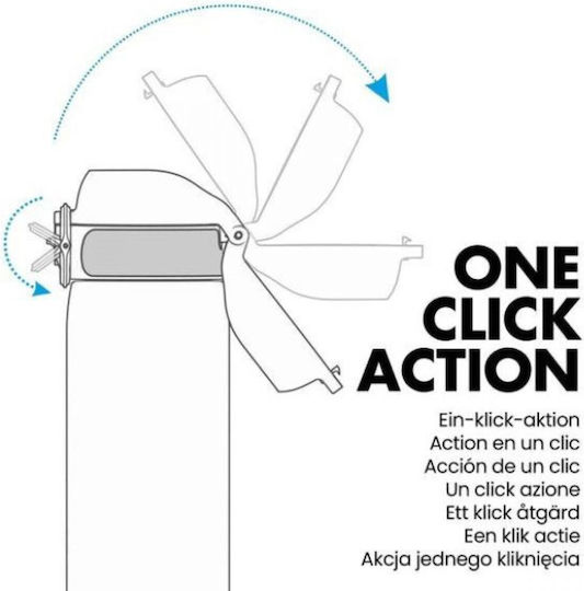 Ion8 Πλαστικό Παιδικό Παγούρι Slim 500ml