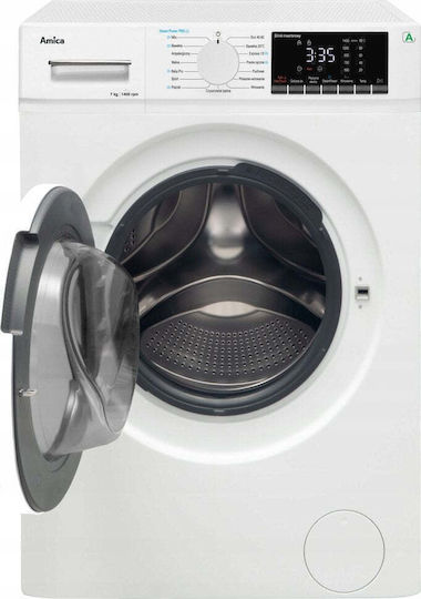 Amica Washing Machine 7kg with Steam Technology 1400 Rounds WA5S714ALiSH