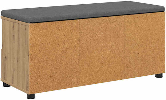 vidaXL Flurmöbel & Aufbewahrung mit Bank Eiche 100x38x46cm