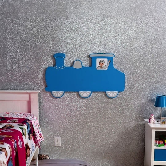 Oxygen Decorațiune Suspendată pentru Copii Negru din Lemn 40x15cm