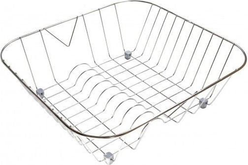 Sanitec Nr. 3 Abtropfkorb Inox Silber 40x31cm