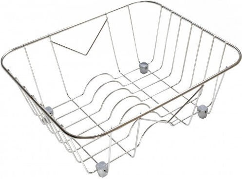 Sanitec Nr. 3 Abtropfkorb Inox Silber 40x31cm
