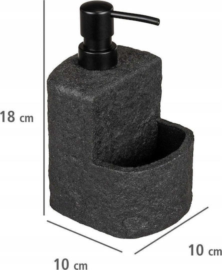 Wenko Festival Dispenser Κουζίνας Κεραμικό Μαύρο 380ml
