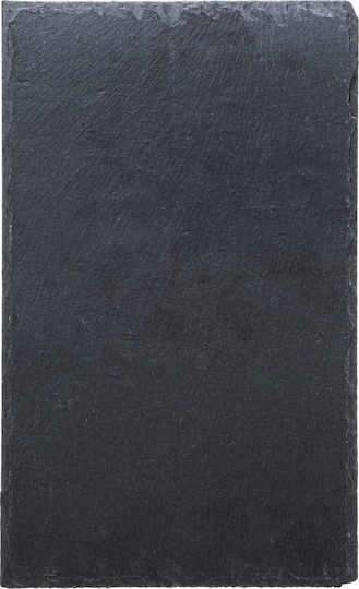Secret de Gourmet Teller Untiefe Rechteckig Schwarz 18x30cm 6Stück