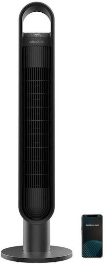 Cecotec Energy Silence 9190 Skyline Ionic Connected Ventilator Tip Turn 60W Cu Telecomandă Negru
