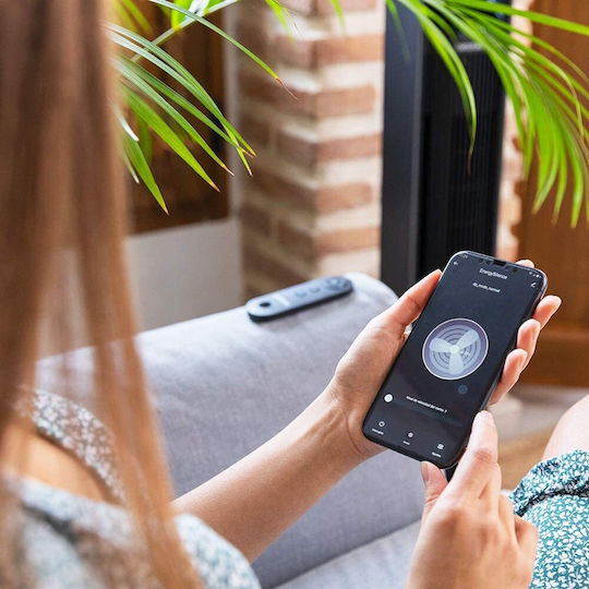 Cecotec Energy Silence 9190 Skyline Ionic Connected Ventilator Tip Turn 60W Cu Telecomandă Negru