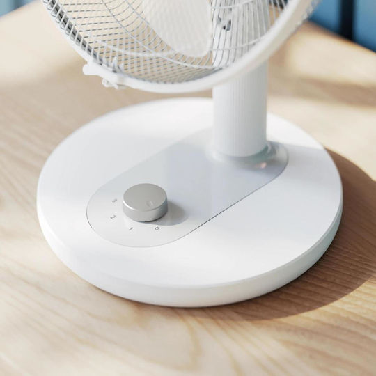 Philips Настолен Вентилатор 25W Диаметър 15cm Бял