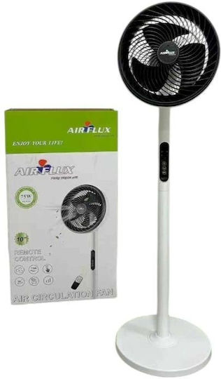 Fan Pedestal 60W Diameter 25.4cm with Remote Control Black