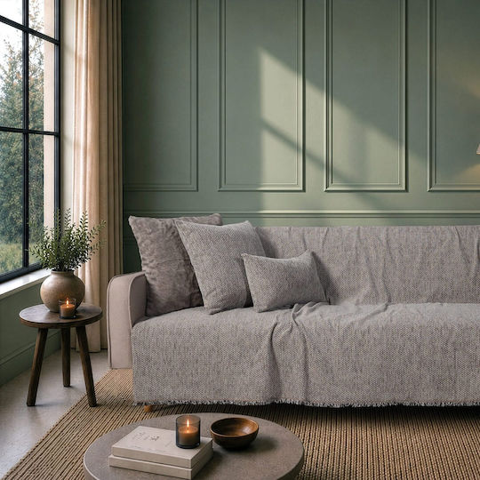 Teoran Utah Four-Seater Sofa Throw Chenille 180x350cm