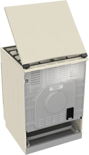 Gorenje Aragaz Gaz Lichid și Electricitate 71lt cu Plite Emailate P60cm Gorenje Gks6c71cli Kitchen