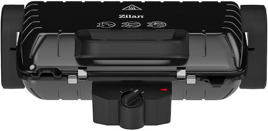 Zilan -BLK Sandwichmaker Grill mit Abnehmbaren Platten 1600W Schwarz