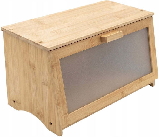Lumarko Brotkasten aus Bambus Transparenter 22x39x22cm