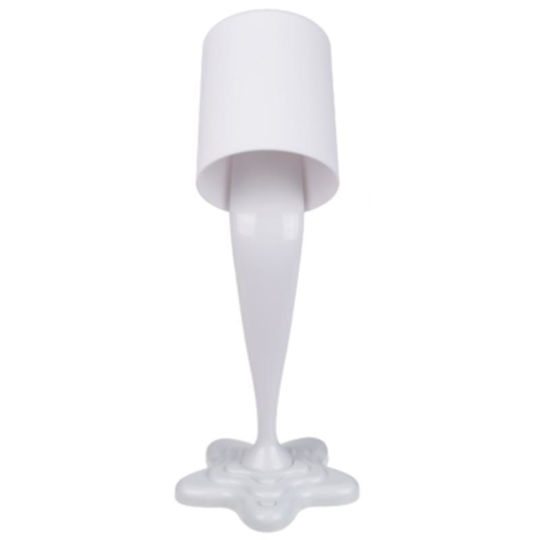 Out of the Blue Kinder Tischlampe Spilt Paint Weiß