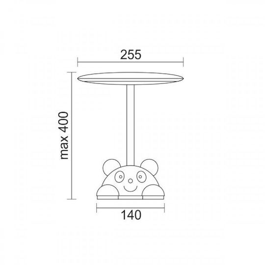 Spot Light LED Kinder Schreibtischlampe Weiß