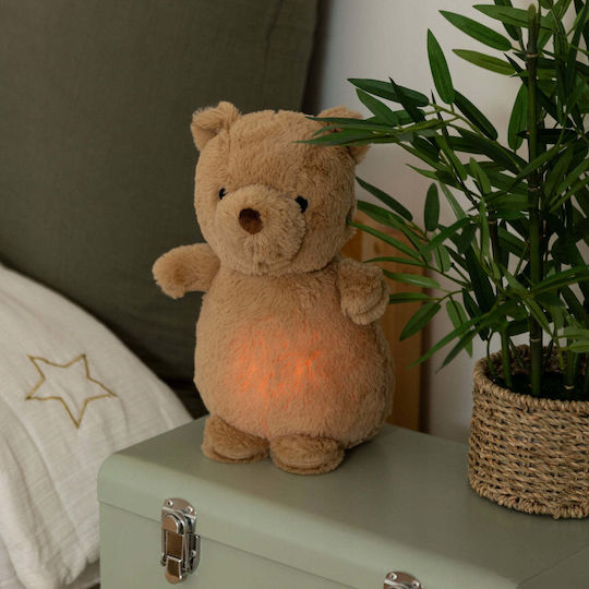 Atmosphera Kinder Tischlampe Braun 16cm