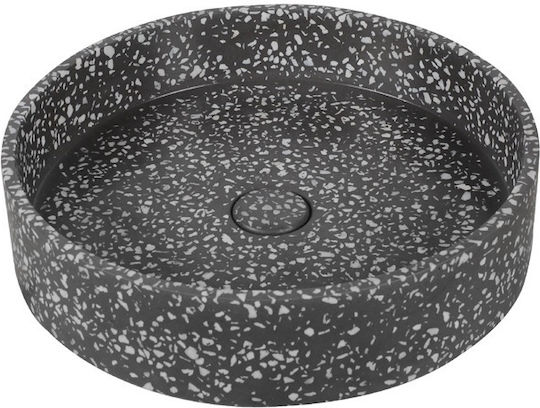 Karag Надеждна мивка Камък 42.5x42.5x10см Volcano