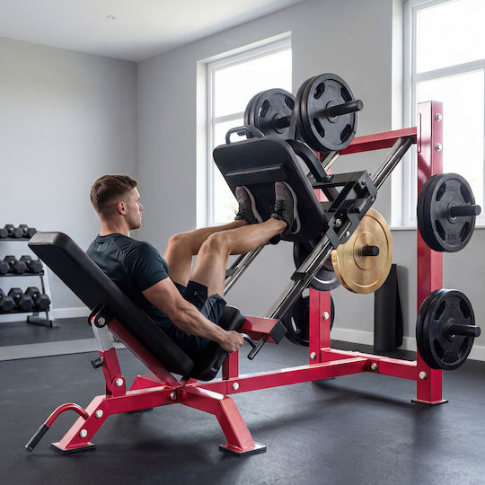 Sportnow Beinpresse/Squat mit Gewichten 455kg