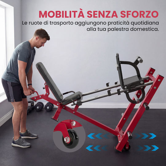 Sportnow Beinpresse/Squat mit Gewichten 455kg