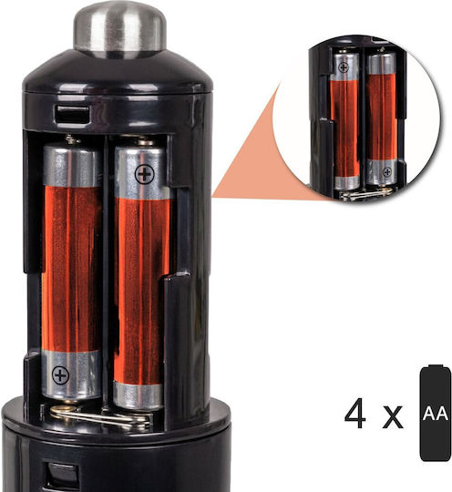 Eldom Elektrischer Salz- und Pfeffermühlen-Set Inox in Grau Farbe