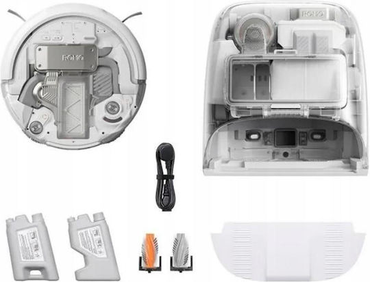 DJI Romo P Robot Vacuum Cleaner with Laser Mapping & 25000Pa Suction White