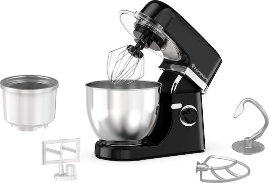 HomeVero Hv-icm1800b Küchenmaschine Paffomachine Rostfreier Schüssel