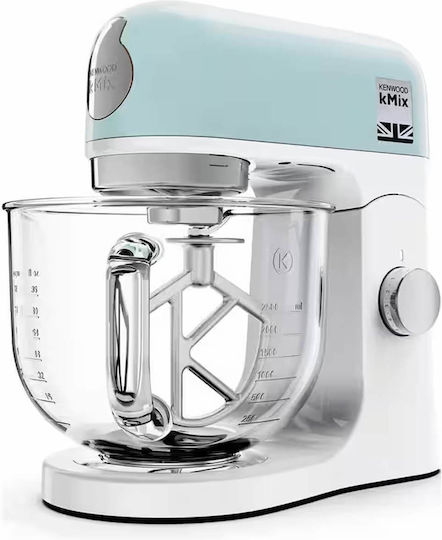 Kenwood kMix Κουζινομηχανή 1000W με Γυάλινο Κάδο 5lt Μπλε