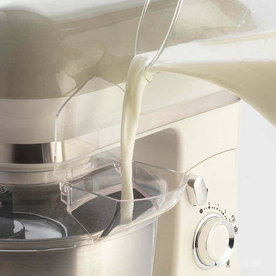 Ariete Vintage Stand Mixer 2400W With Stainless Bowl 5.5L Beige