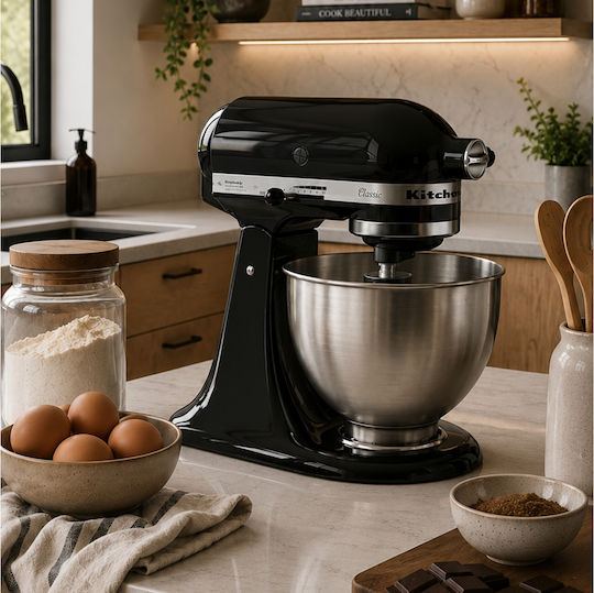Classic Stand Mixer 250W with Stainless Bowl 4.28lt Onyx Black