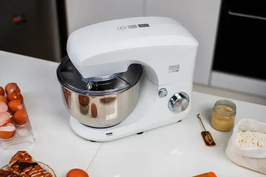 Teesa Кухненски робот 1400W с Неръждаем Казан 5.5л Бяла