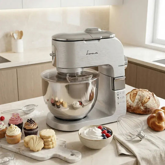 Fram Mixer Planetar 1500W Cu Bol Inox Capacitate 6lt Inox
