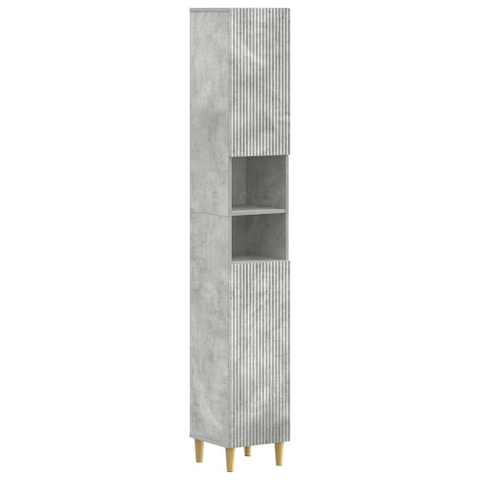 vidaXL Dulap 896598 Coloană de baie de perete 30x31x190cm Gri