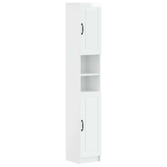 vidaXL 897699 Floor Bathroom Column Cabinet 30x31x187cm White