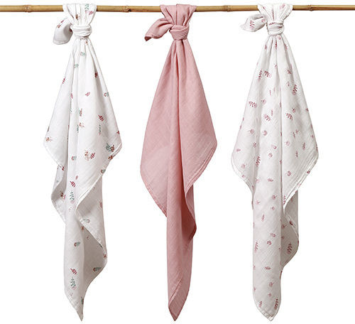 Musselin Wickelunterlage Superweiches Rosa 348/17 Gawo-80361