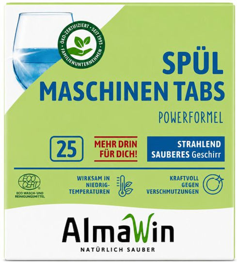 Almawin Eco-Friendly 25 Dishwasher Pods 500gr
