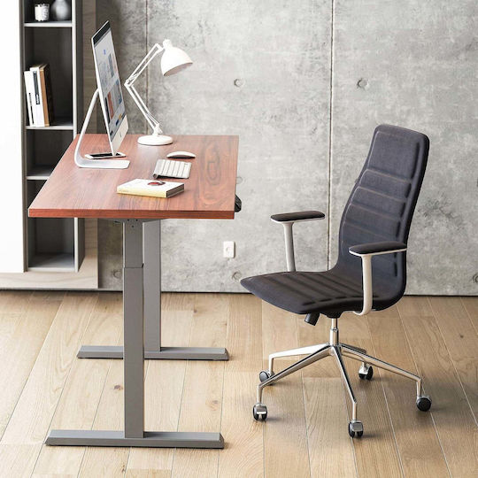 Ergo Office Bază de birou din Metal Grey