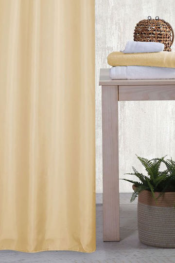 Nef-Nef Homeware Shower Κουρτίνα Μπάνιου Υφασμάτινη 180x180cm Coral
