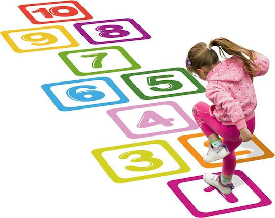 Educational Number Floor Stickers Hopscotch Game