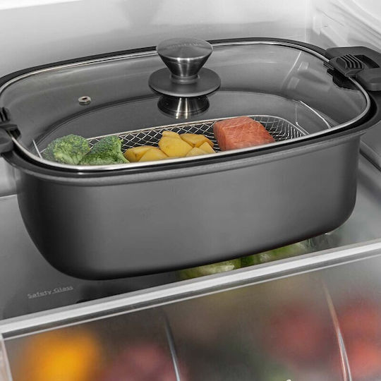 Sencor SPR 5500 SS Slow Cooker 1350W cu Capacitate 6L Argintiu