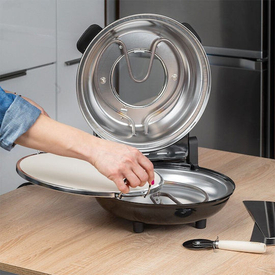 Teesa Pizzabäcker 1200W Schwarzer