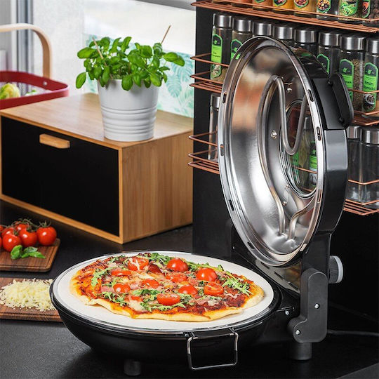 Teesa Pizzabäcker 1200W Schwarzer