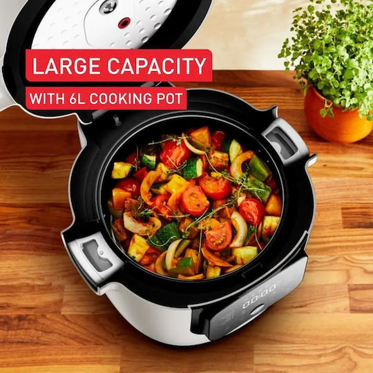 Tefal Multicook Basic Multifunktionskocher 700W mit Kapazität 6Es Weißer