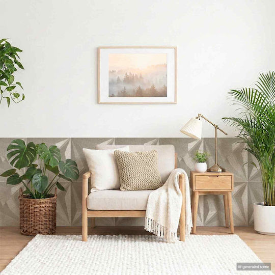 Vidaxl Wall Panels Star 48 Pieces Star Concrete 50 X 50 Cm Polystyrene Xps