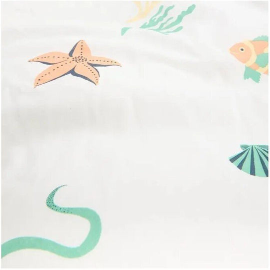Set Kids Single Duvet Cover With Pillowcase Oceania 140x200cm