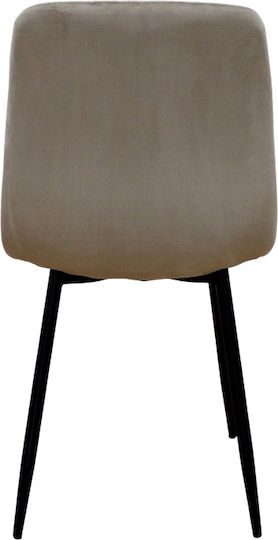 Ess- und Küchenstühle Samt Cappuccino 45x53x86cm