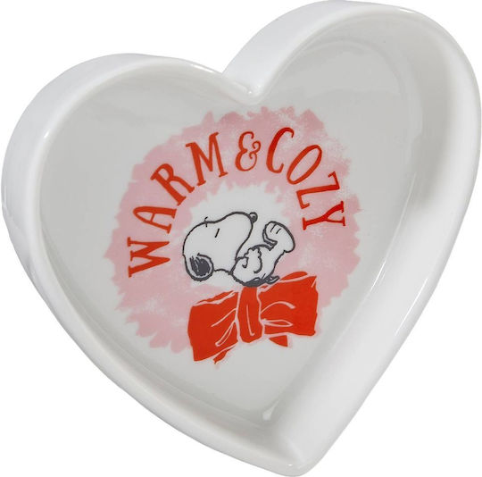 Butlers Christmas Porcelain Plate Hearts 10x10cm Butlers Christmas Porcelain Plate Hearts 10x10cm