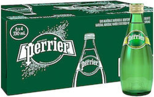 Perrier Kohlensäurehaltig Wasser in einer Glasflasche 1x0.33Es