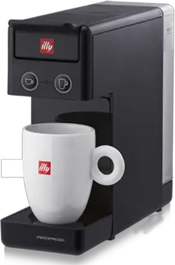 Illy Iperespresso Francis Y3.3 Pod Coffee Machine Iperespresso Pressure 19bar Black