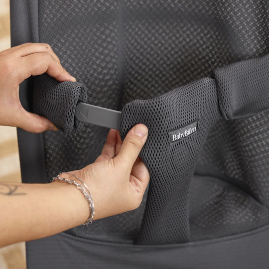Babywippe Mesh Grau