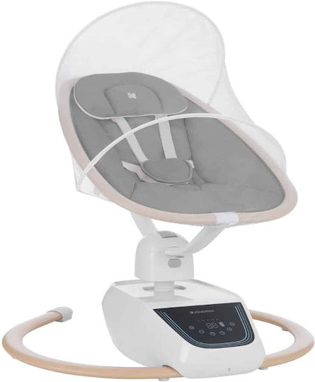 Kikka Boo Elektrisch Baby Relax Schaukel BeeMoove mit Musik Gray für Kind bis 9kg